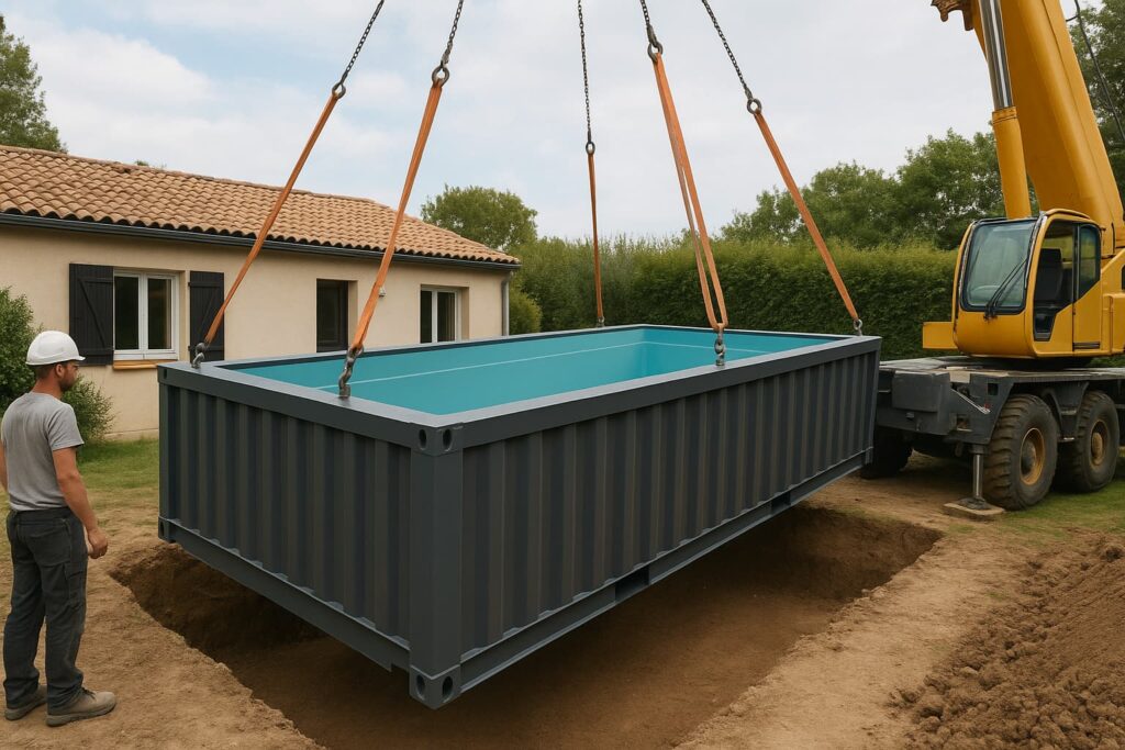piscine container prix taille et installation